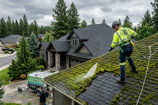 Professional Roof Moss Removal & Cleaning in Spokane, WA