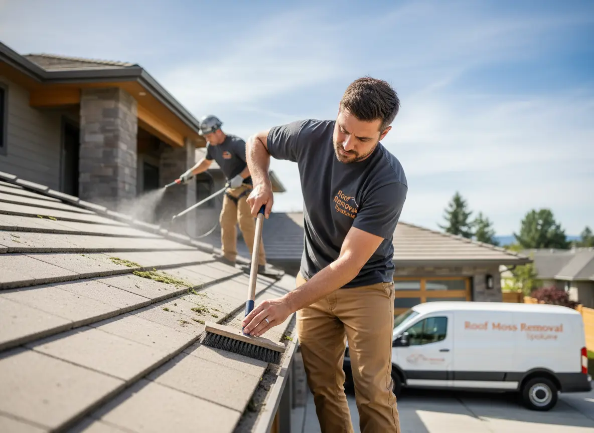 24/7 Roof Moss Removal Support in Spokane, WA